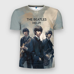 Мужская спорт-футболка The Beatles - Help