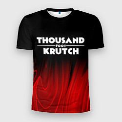 Мужская спорт-футболка Thousand Foot Krutch red plasma