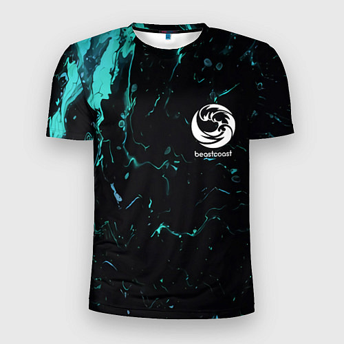 Мужская спорт-футболка Beastcoast абстракт / 3D-принт – фото 1