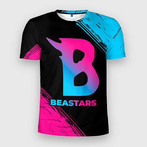 Мужская спорт-футболка Beastars - neon gradient / 3D-принт – фото 1