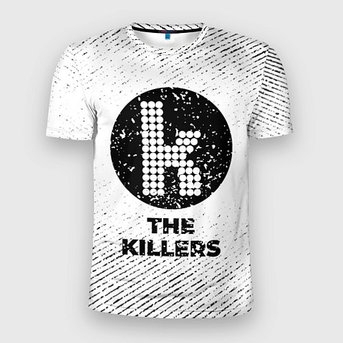 Мужская спорт-футболка The Killers с потертостями на светлом фоне / 3D-принт – фото 1