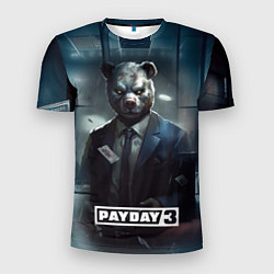 Мужская спорт-футболка Payday 3 bear