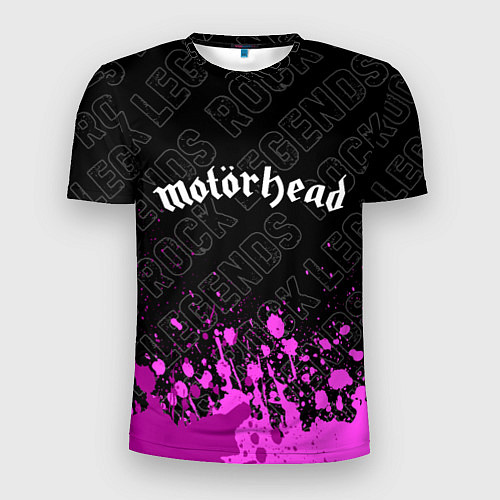 Мужская спорт-футболка Motorhead rock legends: символ сверху / 3D-принт – фото 1