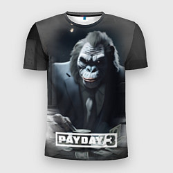 Футболка спортивная мужская Payday 3 big gorilla, цвет: 3D-принт
