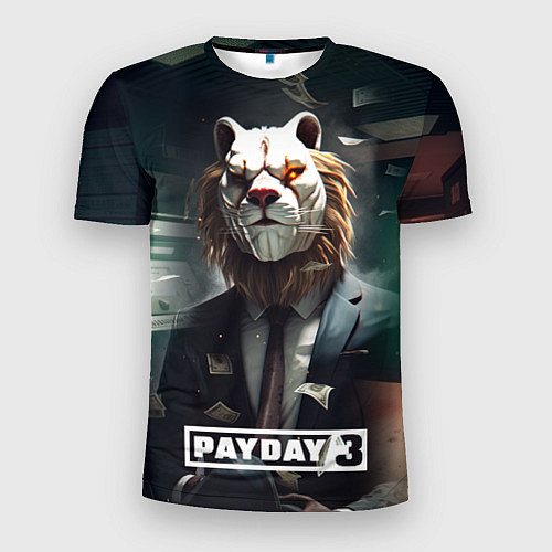 Мужская спорт-футболка Payday 3 lion / 3D-принт – фото 1