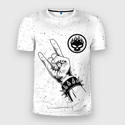Мужская спорт-футболка The Offspring и рок символ / 3D-принт – фото 1