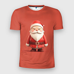 Мужская спорт-футболка Пластилиновый Дед Мороз