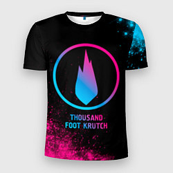 Мужская спорт-футболка Thousand Foot Krutch - neon gradient