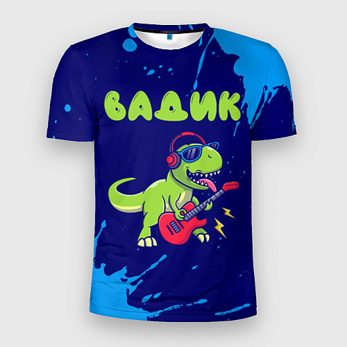 Мужская спорт-футболка Вадик рокозавр / 3D-принт – фото 1