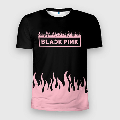 Мужская спорт-футболка Blackpink - flames / 3D-принт – фото 1