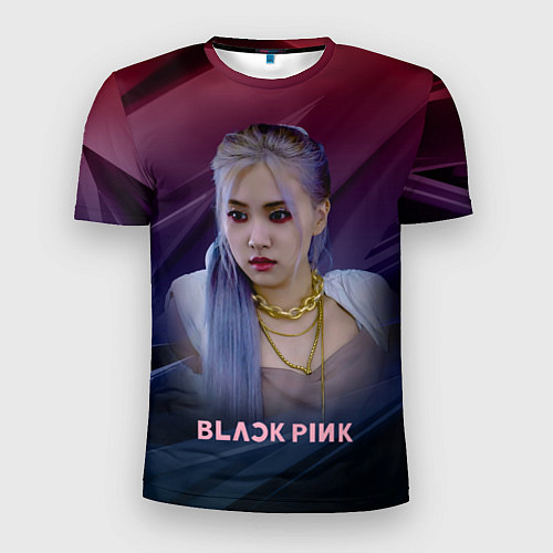 Мужская спорт-футболка Blackpink Rose / 3D-принт – фото 1