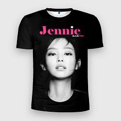 Мужская спорт-футболка Blackpink Jennie Portrait