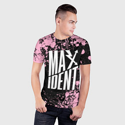 Футболка спортивная мужская Stray kids - pink maxident, цвет: 3D-принт — фото 2