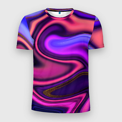 Мужская спорт-футболка Волшебные волны / 3D-принт – фото 1