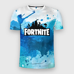 Мужская спорт-футболка Fortnite Logo Paint