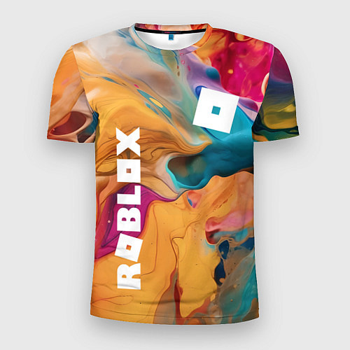 Мужская спорт-футболка Roblox Logo Color / 3D-принт – фото 1