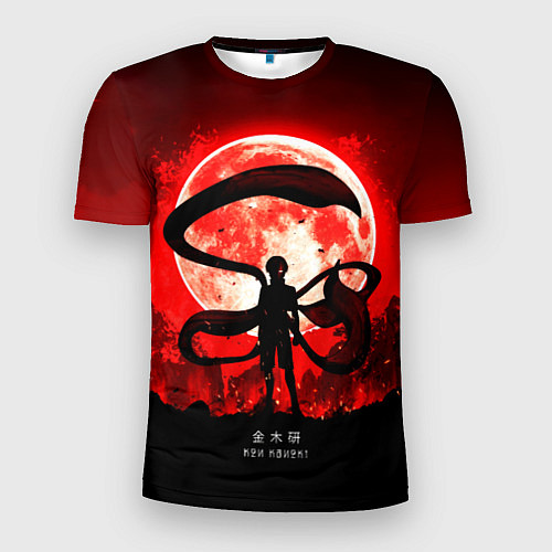 Мужская спорт-футболка Кен Канеки аниме Токийский Гуль / 3D-принт – фото 1