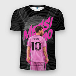 Мужская спорт-футболка Лионель Месси Интер Майами
