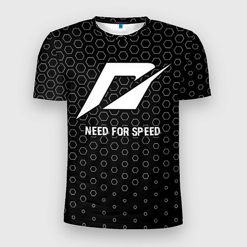 Мужская спорт-футболка Need for Speed glitch на темном фоне / 3D-принт – фото 1
