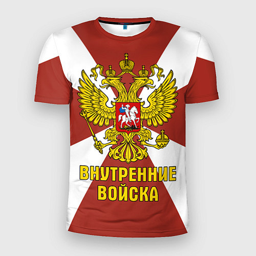 Мужская спорт-футболка Внутренние Войска - герб / 3D-принт – фото 1