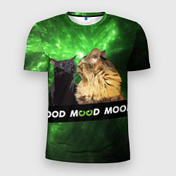 Мужская спорт-футболка Mood - коты из ТикТок