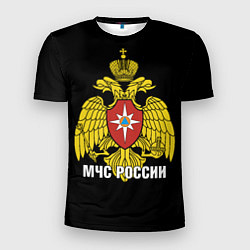 Мужская спорт-футболка МЧС России - герб