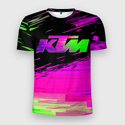 Футболка спортивная мужская KTM Freeride, цвет: 3D-принт