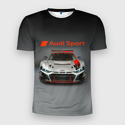 Мужская спорт-футболка Audi sport - racing car - extreme