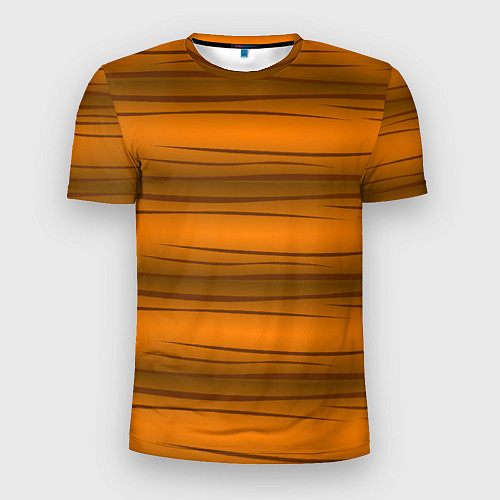 Мужская спорт-футболка Текстура бревна горизонтальные / 3D-принт – фото 1