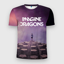 Мужская спорт-футболка Imagine Dragons обложка альбома Night Visions