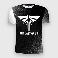 Мужская спорт-футболка The Last Of Us glitch на темном фоне