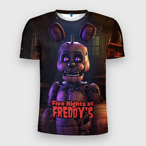 Мужская спорт-футболка Five Nights at Freddys Bonnie / 3D-принт – фото 1