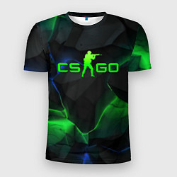 Мужская спорт-футболка CS GO dark green