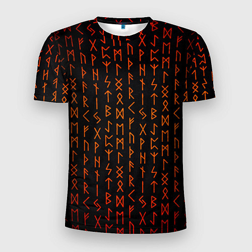 Мужская спорт-футболка Руны - паттерн / 3D-принт – фото 1