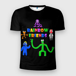 Мужская спорт-футболка Rainbow friends characters