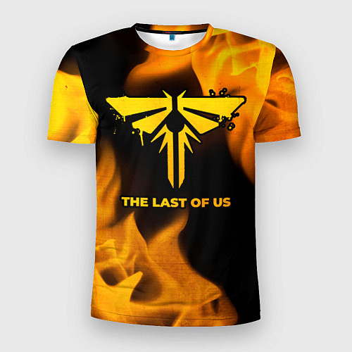 Мужская спорт-футболка The Last Of Us - gold gradient / 3D-принт – фото 1
