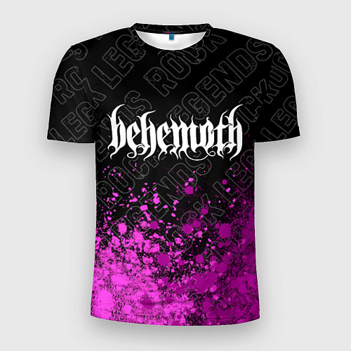 Мужская спорт-футболка Behemoth rock legends: символ сверху / 3D-принт – фото 1