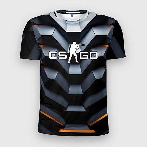 Мужская спорт-футболка CSGO объемная конструкция / 3D-принт – фото 1