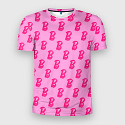 Футболка спортивная мужская Барби Фильм Текстура, цвет: 3D-принт