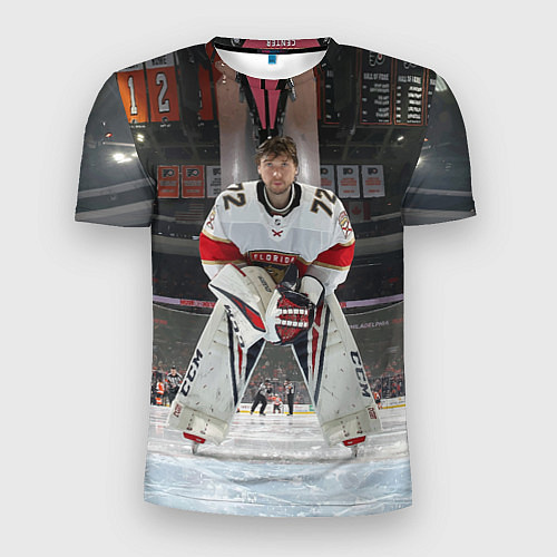 Мужская спорт-футболка Sergey Bobrovsky - Florida panthers - hockey / 3D-принт – фото 1