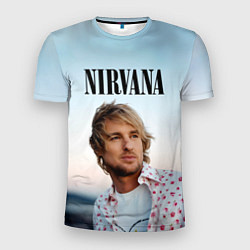 Мужская спорт-футболка Тру фанат Nirvana