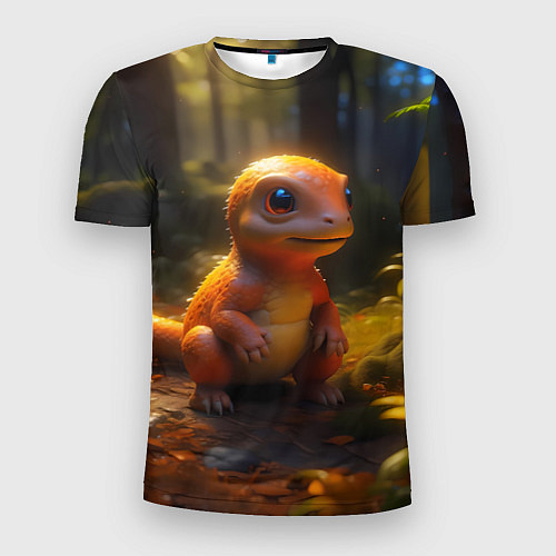 Мужская спорт-футболка Динозаврик / 3D-принт – фото 1