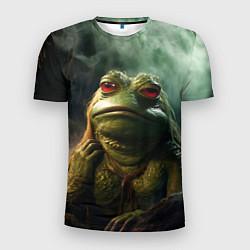 Мужская спорт-футболка Большая жаба Пепе