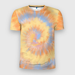 Футболка спортивная мужская Tie-Dye дизайн, цвет: 3D-принт