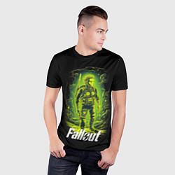 Футболка спортивная мужская Fallout game poster style, цвет: 3D-принт — фото 2