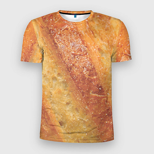 Мужская спорт-футболка Корочка батона / 3D-принт – фото 1