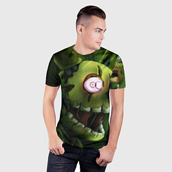 Футболка спортивная мужская Спрингтрап в атаке, цвет: 3D-принт — фото 2