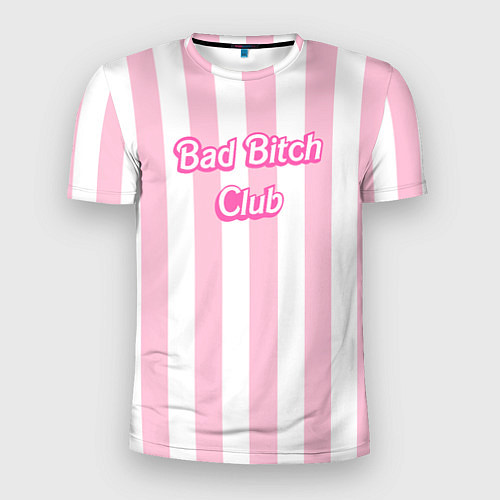 Мужская спорт-футболка Bad Bitch Club - barbie style / 3D-принт – фото 1