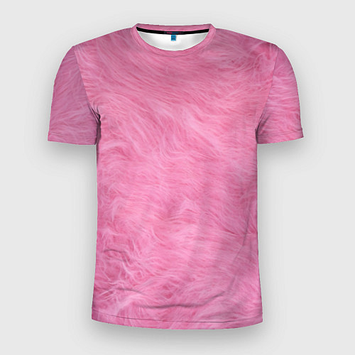 Мужская спорт-футболка Розовая шерсть / 3D-принт – фото 1