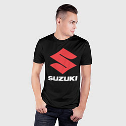Футболка спортивная мужская Suzuki sport brend, цвет: 3D-принт — фото 2